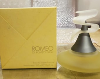 Vintage 1992 Romeo Gigli Fraiche EDT 3.4oz / 100ml Spray Perfume Discontinued Original Formulation Rare Fragrance Mint New Old Stock NOS