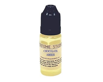 Perfume Studio (12ml) Amber Chocolate Fragrance Oil for Soap Making, Candle Making, Perfume Making, Oil Burners, Air Fresheners, Body Mists