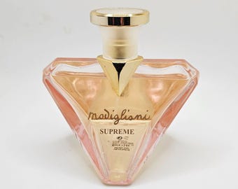 Modigliani Supreme Eau De Parfum 3.4 oz 100ml • Vintage 1999 Discontinued Scent • Brand New Unsprayed From Gift Set with Cap