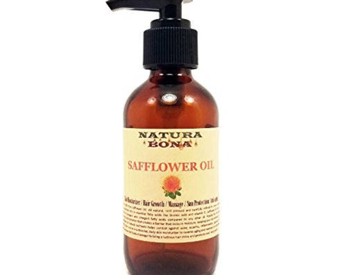 100 Pure Safflower Seed Oil Cold Pressed, Allnatural Moisturizer Rich