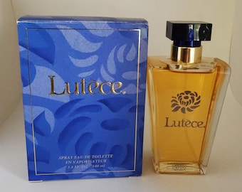 Vintage Lutece Eau De Toilette 3.4 oz / 100ml Spray • Rare Discontinued Formula • Full Bottle with Box • Never Sprayed, Batch 6311