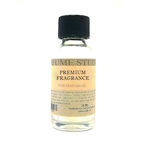 Pure Perfume Oil for Perfume Making, Body Oils, Soaps, Candle Making, Incense, Air Fresheners; Splash-On 30ml/1oz Clear Glass Bottle.