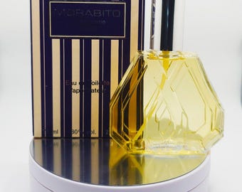 VINTAGE 1991 Morabito Pour Homme 75ml EDT *Original Blue Stripe Box* 100% Full