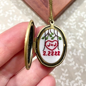 Regalo personalizado para ella Iniciales en el baúl Regalo de segundo aniversario de bodas para ella Regalo de aniversario de algodón para ella ENVÍO CON SEGUIMIENTO GRATUITO