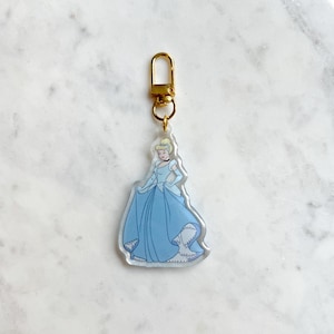 Princess Bag Charm // Princess Keychain // Theme Park Bag Charm