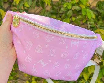 Pink Galaxy Large Belt Bag // Preorder