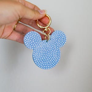 Blue Mouse Bag Charm