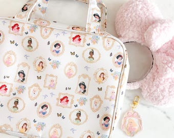 Spring Princess Trifold Cosmetic Travel Case //Ready To Ship