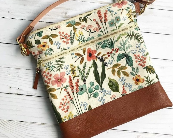 Rifle Paper Co Bag Floral Crossbody Bag Rifle Paper Co Etsy