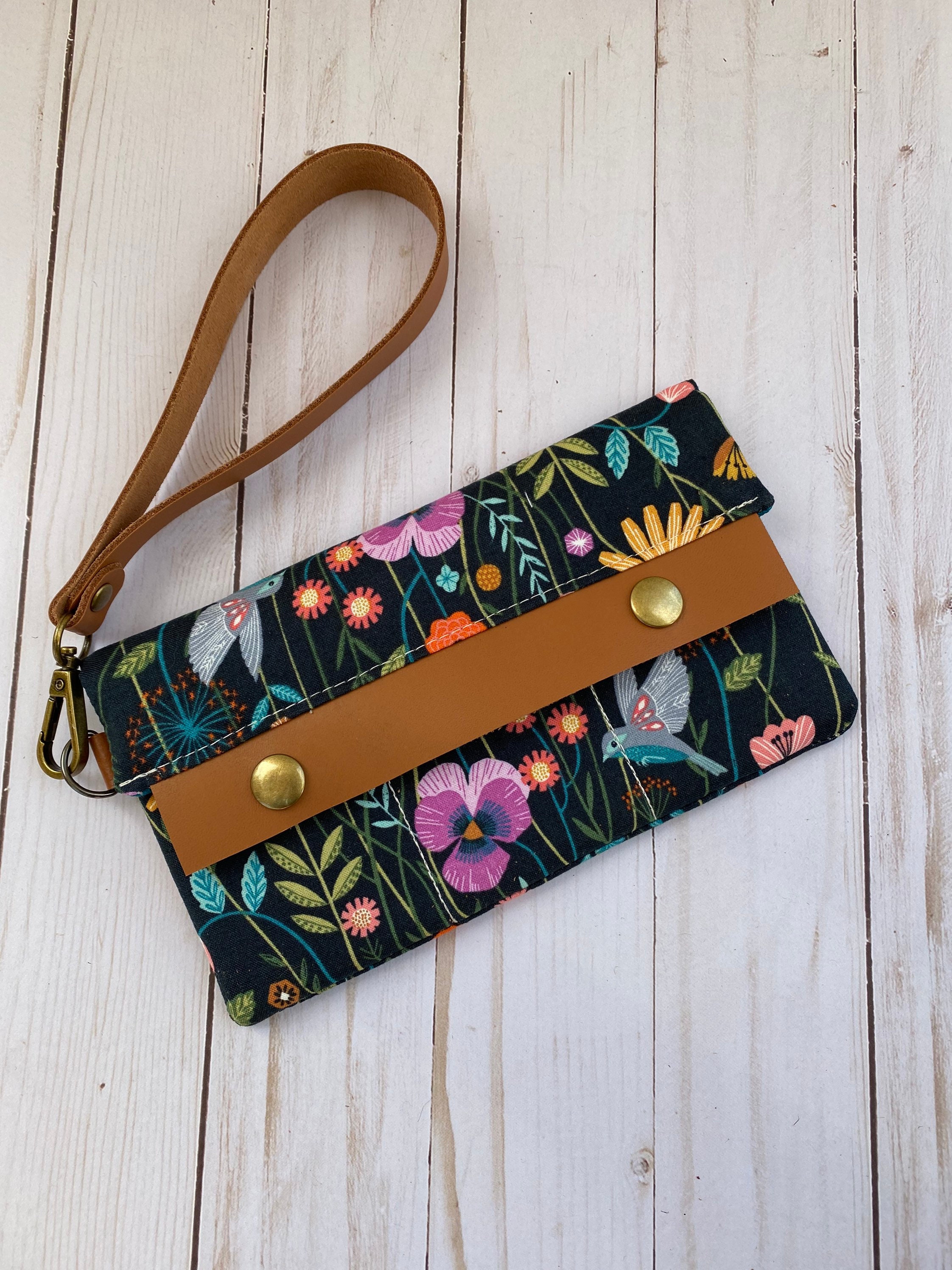 noodlehead double zip wallet