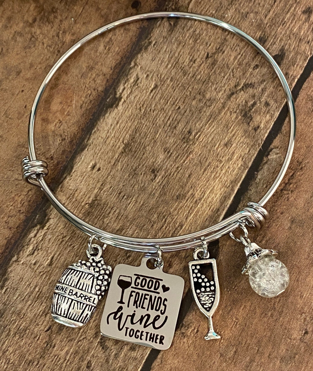 WINE/DRINKS Bangles - Etsy