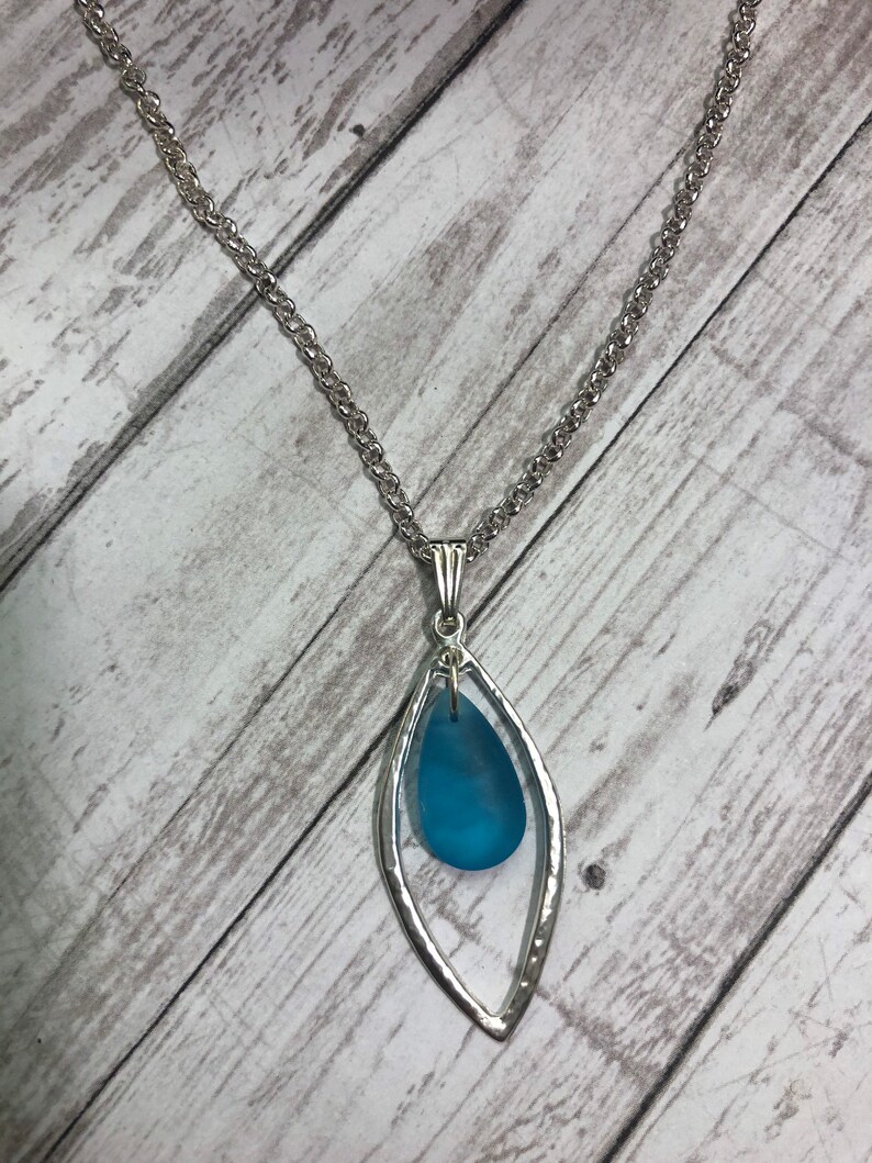 Item #SG06 Sea Glass Necklace and Earrings Set