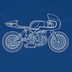 BMW R80 Cafe Racer - Women's The Boyfriend Tee