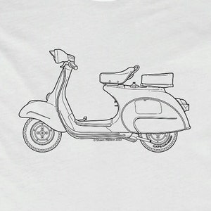Scooter Vespa - T-shirt The Boyfriend pour femmes