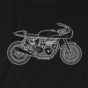 Norton Thruxton Cafe Racer Shirt, Motorrad T-Shirt, Norton, Mods and Rockers, Custom T-Shirt
