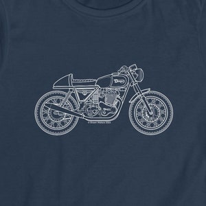 Norton Commando Cafe Racer Motorcycle Women&#39;s Shirt, T-Shirt, Norton Motorcycle, Cafe Racer Motorcycle, Custom Motorcycle T-Shirt