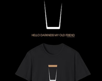Hello Darkness Guinness Beer T-Shirt, Dark Stout Beer Fans