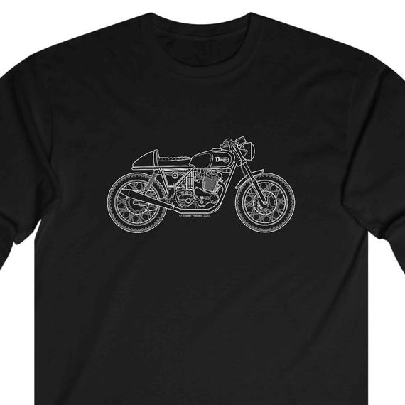 ノートン コマンド カフェレーサー モーターサイクルシャツ - ウルトラ 