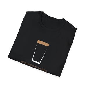 Camiseta de cerveza Guinness "Hola Oscuridad", para fanáticos de la cerveza negra. imagen 5