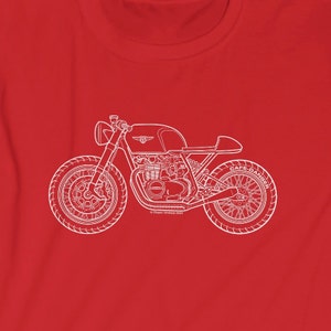 Honda Cafe Racer Motorcycle Shirt, Motorcycle T-Shirt, Honda Motorcycle, Cafe Racer Motorcycle, Custom Motorcycle T-Shirt