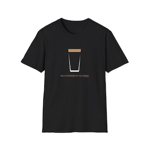 Camiseta de cerveza Guinness "Hola Oscuridad", para fanáticos de la cerveza negra. imagen 2