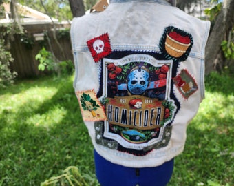 One of a Kind Custom Jacket - Inspired by Friday the 13th