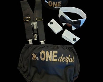 Mr Onederful Primo compleanno vestito, Torta Smash, Festa di compleanno