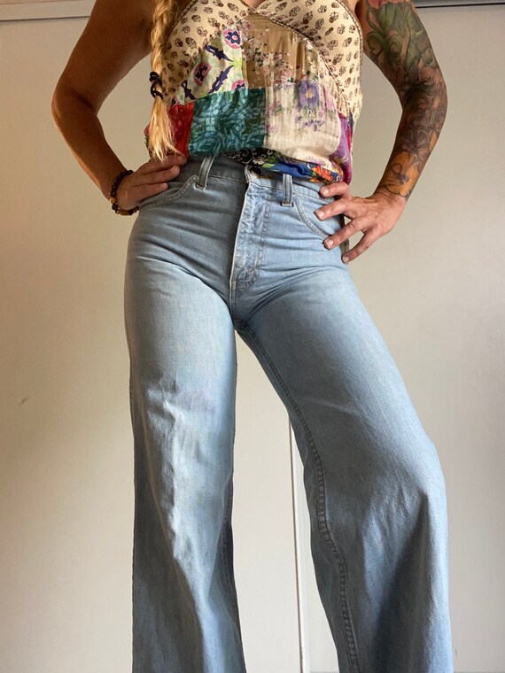 Vintage 70s orange tab Levi’s bell bottoms