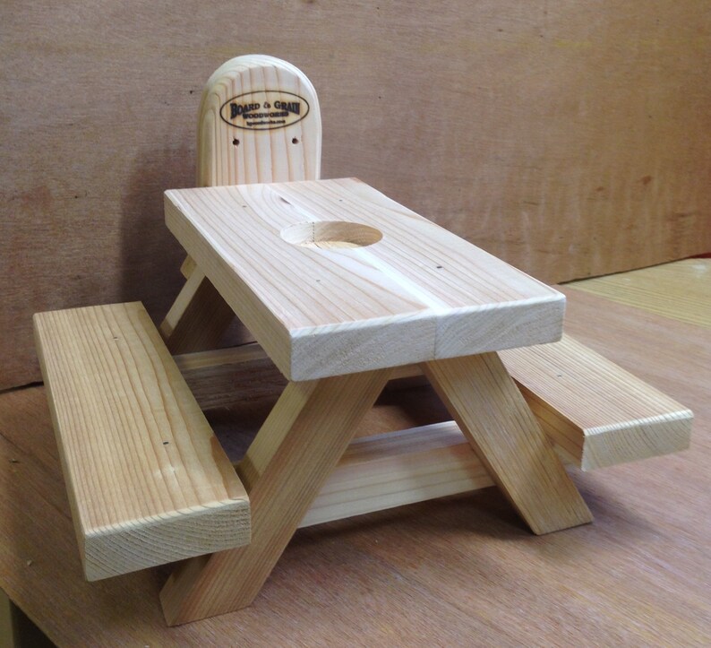 Squirrel Feeder Picnic Table Etsy Canada