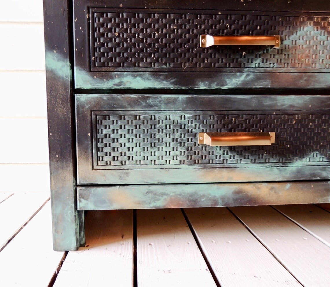 Dresser, Tall Dresser, Nursery, Space, Teen Furniture, Kids Dresser, Brass Top, Space Furniture ...