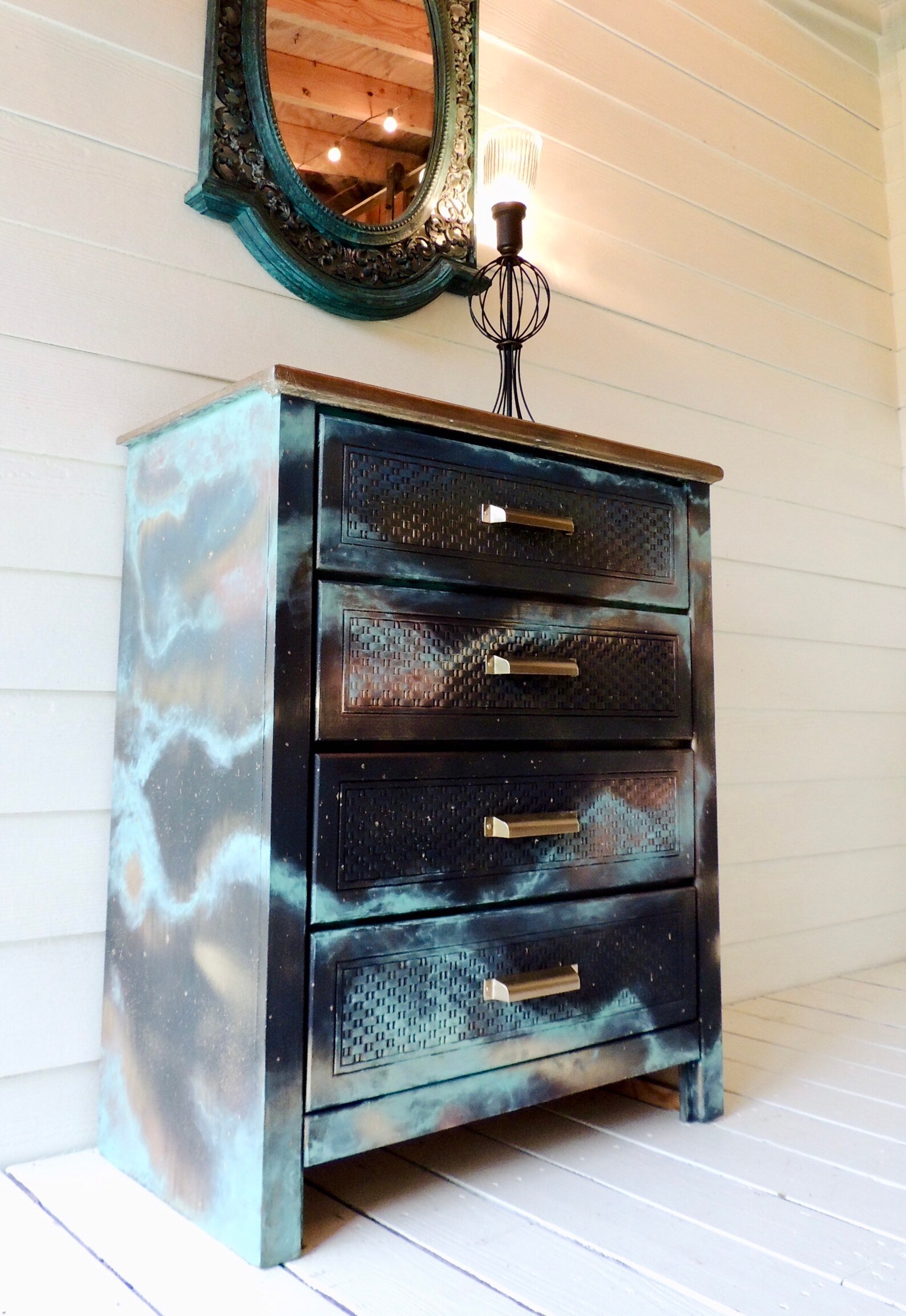 Dresser, Tall Dresser, Nursery, Space, Teen Furniture, Kid’s Dresser, Brass Top, Space Furniture ...