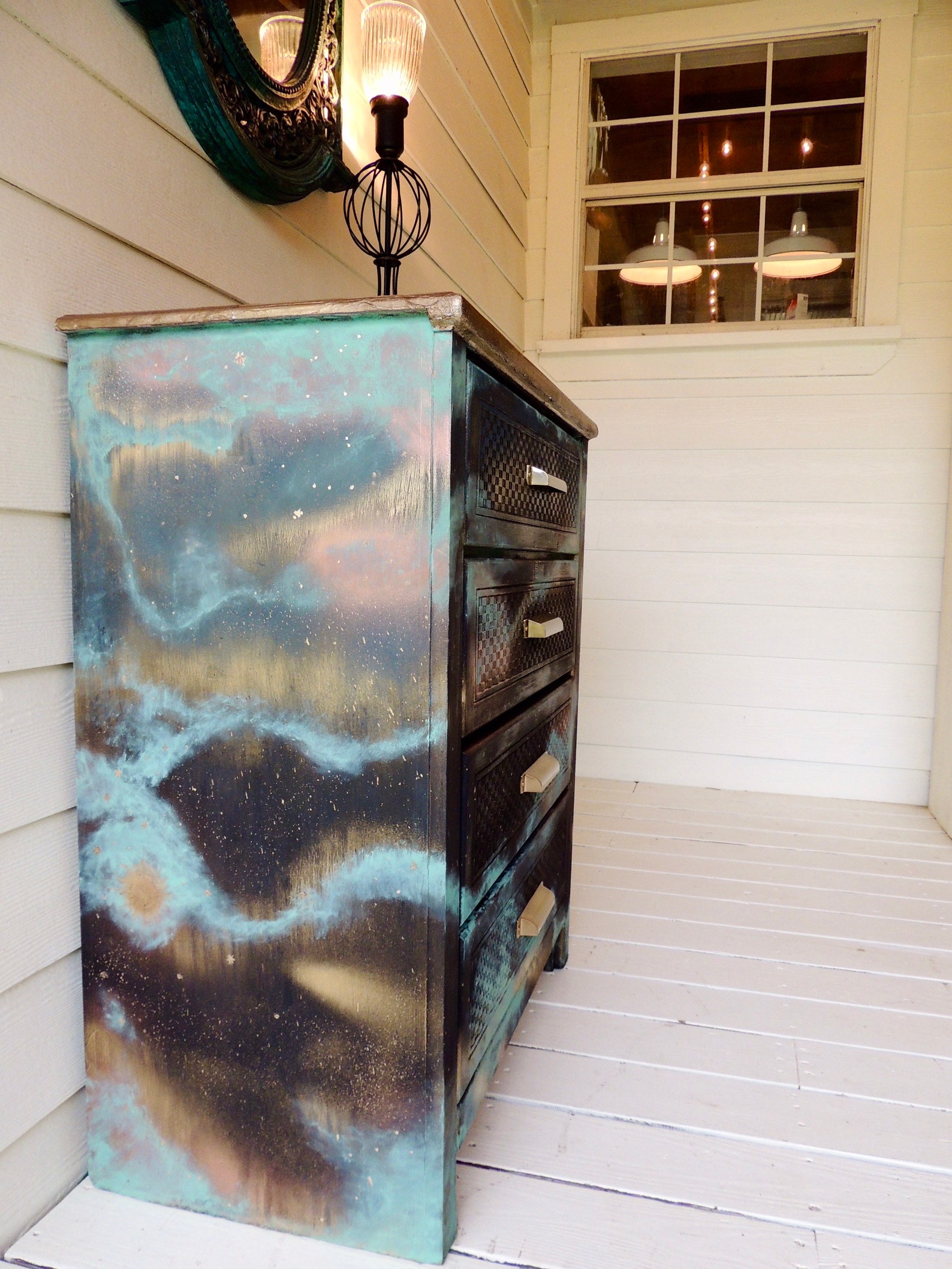 Dresser, Tall Dresser, Nursery, Space, Teen Furniture, Kid’s Dresser, Brass Top, Space Furniture ...