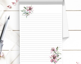Pretty Blank Notepad - Etsy