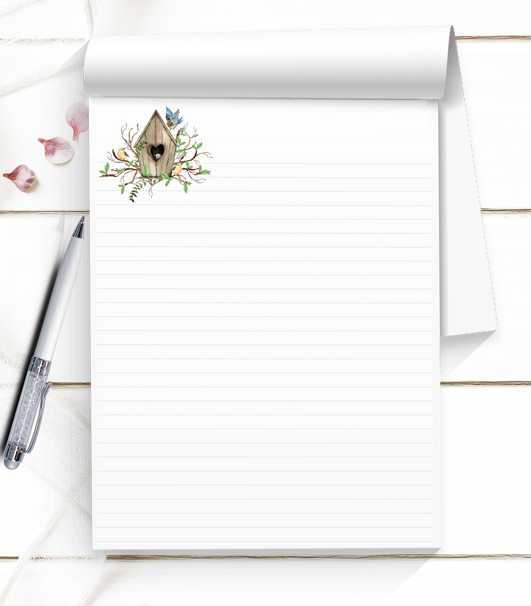 Cute Notepad Large Lined Notepad 3 Different Size Options Large Notepad ...