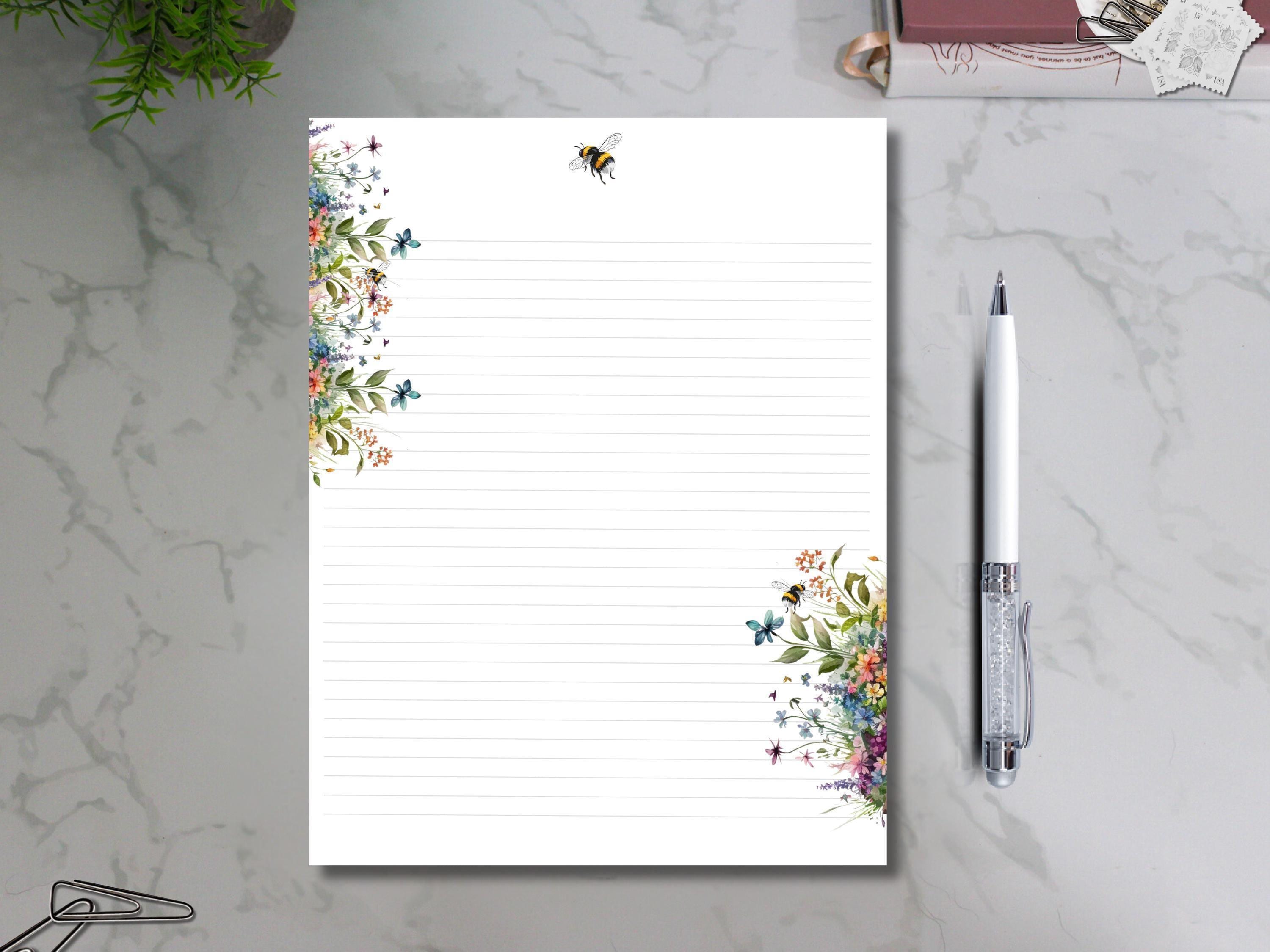 Cute notepad pretty letter writing paper perfect to give as a gift to mom or hostess gift make it a custom notepad set with different sizes