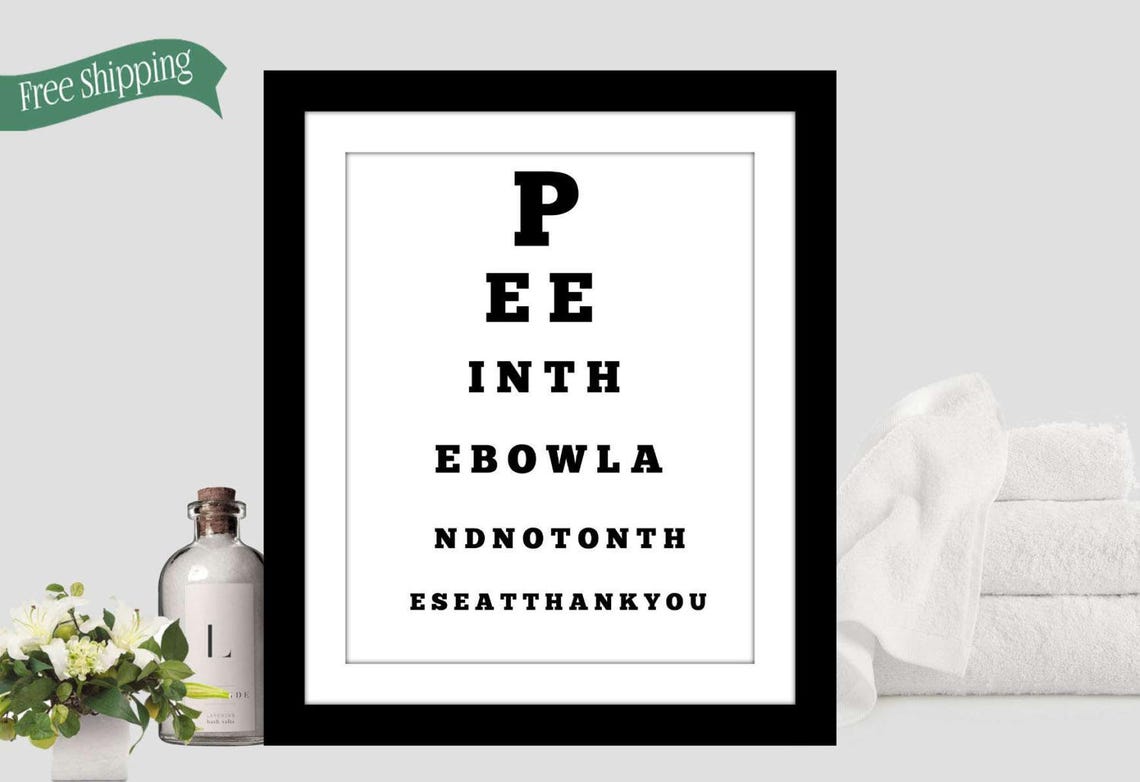 Bathroom Wall Art Black and White Bathroom Wall Decor - Etsy