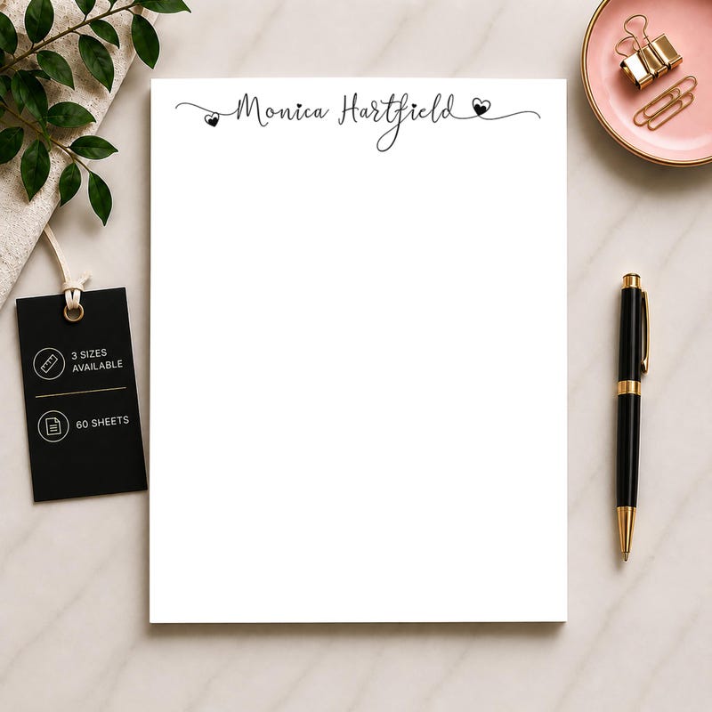 Personalized Notepad - Etsy