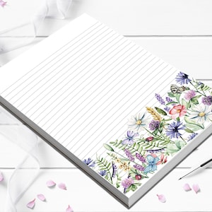 Butterfly notepad smooth writing paper for letter writing comes in 5 sizes, used to give as a gift to mom or girlfriend, gift