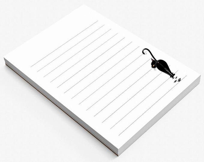 Cat Lover Stationery Notepad  the perfect cute and sassy gift for a friend
