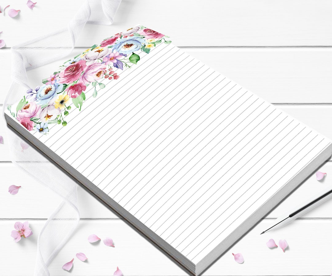 Cute Stationery Letter Writing Paper With Full Top Design Gift for Grandma or Gift for Friend