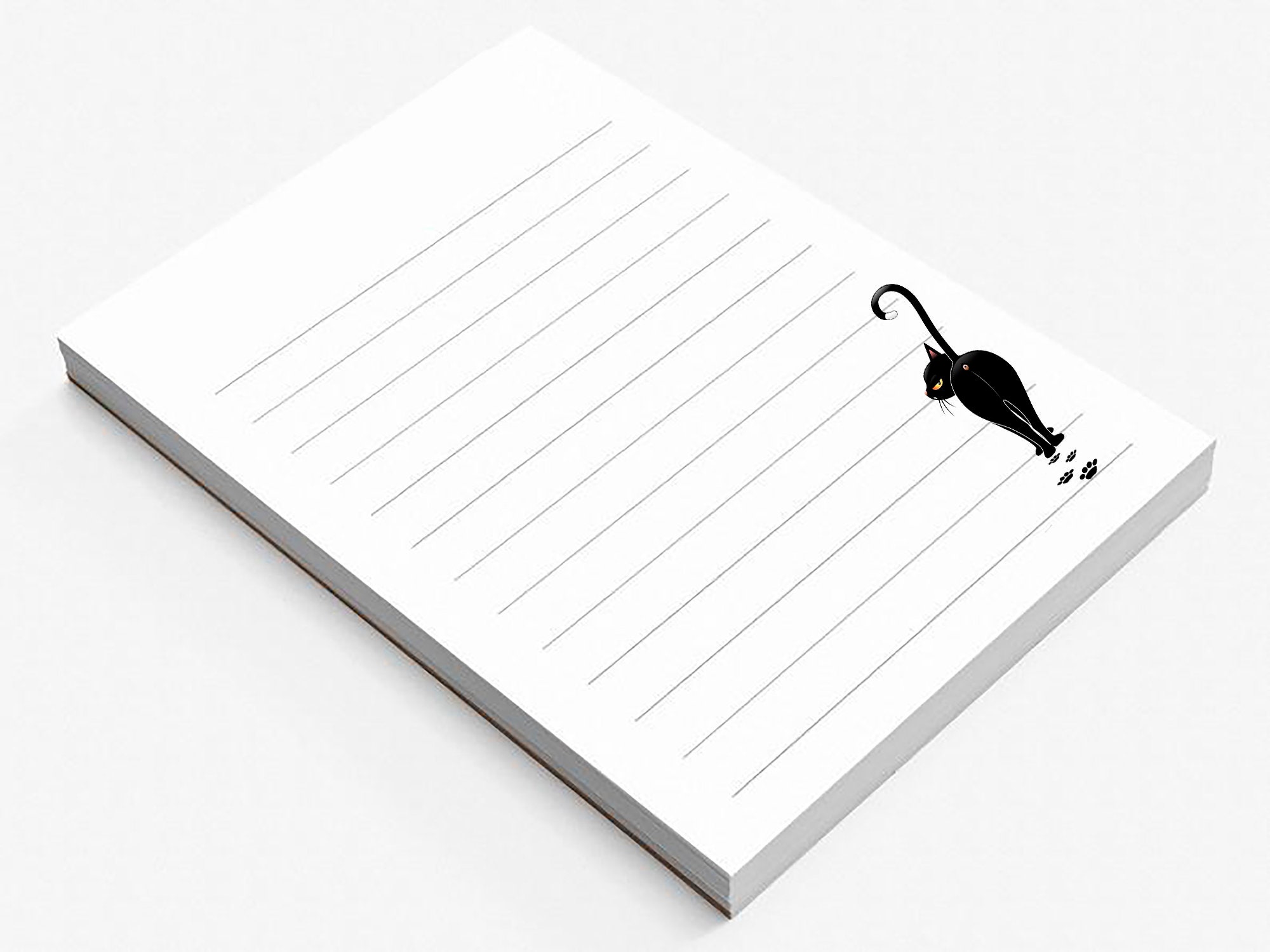 Cat Letter Writing Kit Stationery Set Snail Mail Kit – Paper