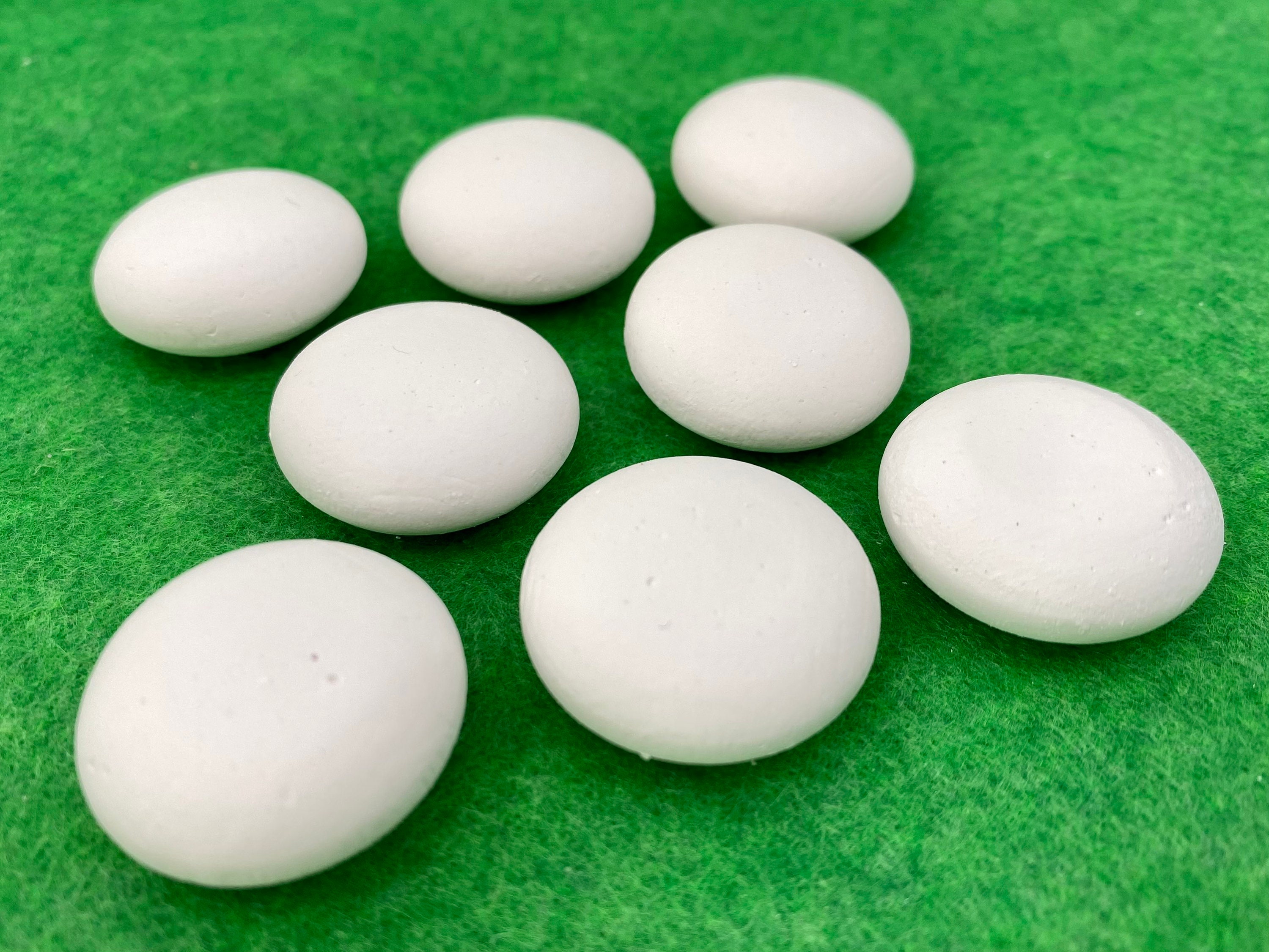 8 Mini Plaster Pebbles for Painting - Etsy