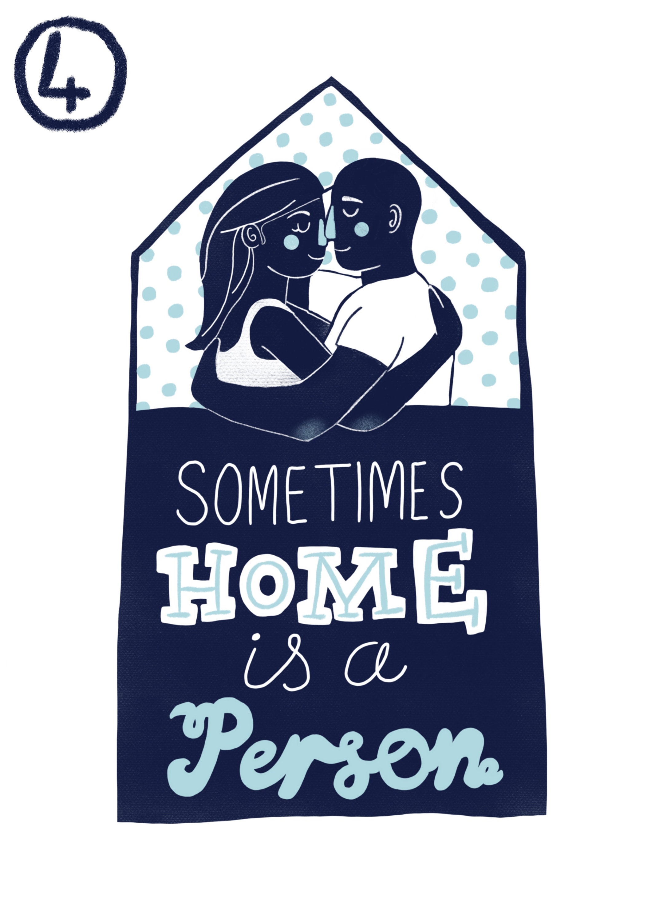 Sometimes Home is a Person | Etsy
