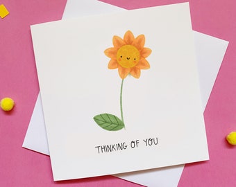 Thinking Of You card (flower)
