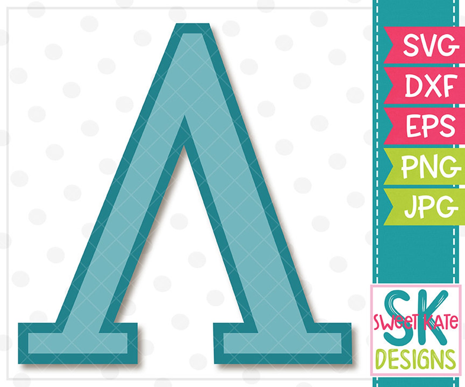 Greek Alphabet SVG Lambda SVG Dxf Eps JPG Png Scrapbook Etsy
