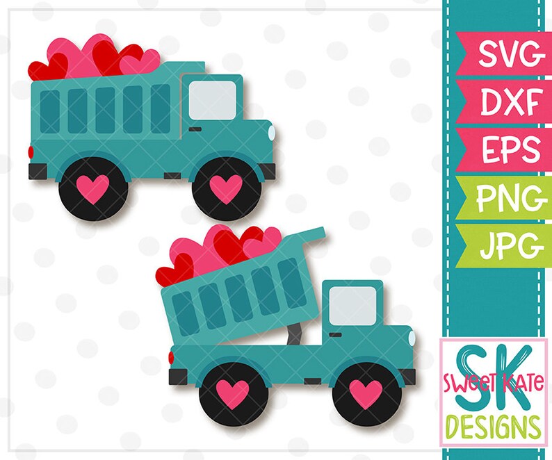 Free Free 345 Svg Truck With Hearts SVG PNG EPS DXF File