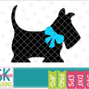 Scotty Dog svg, scottish terrier svg, dxf, eps, png, clip art, Die Cut, Cricut Ecplore, Silhouette Cameo, dog svg, Sweet Kate Designs