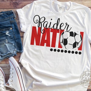 Raider Nation SVG Bundle, football, soccer, volleyball, baseball, tennis, cheer, htv, cricut svg, silhouette cut file, Sweet Kate Designs image 5