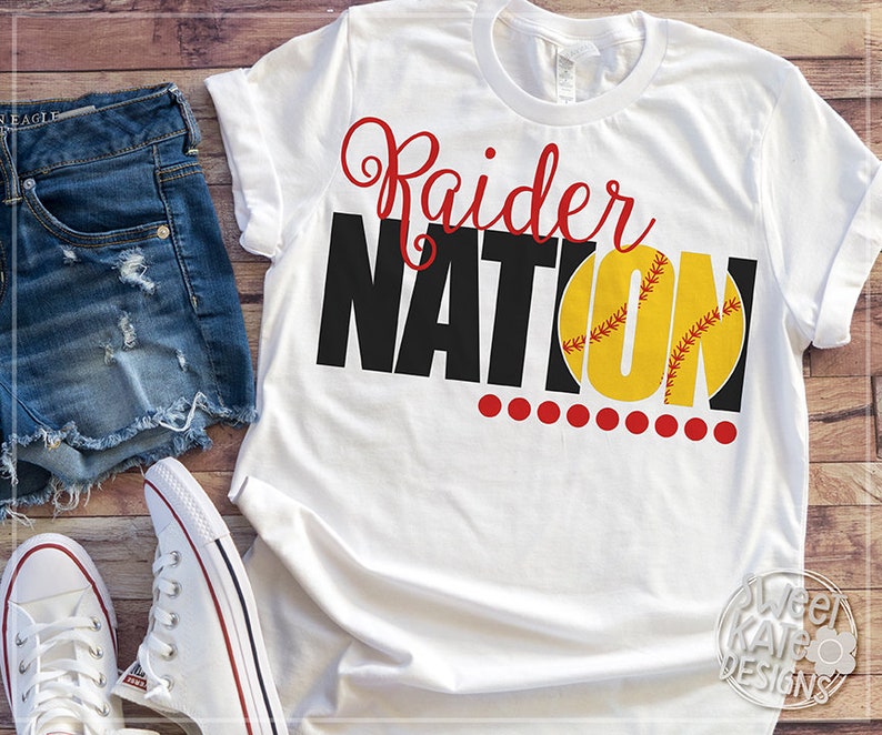 Raider Nation SVG Bundle, football, soccer, volleyball, baseball, tennis, cheer, htv, cricut svg, silhouette cut file, Sweet Kate Designs image 8