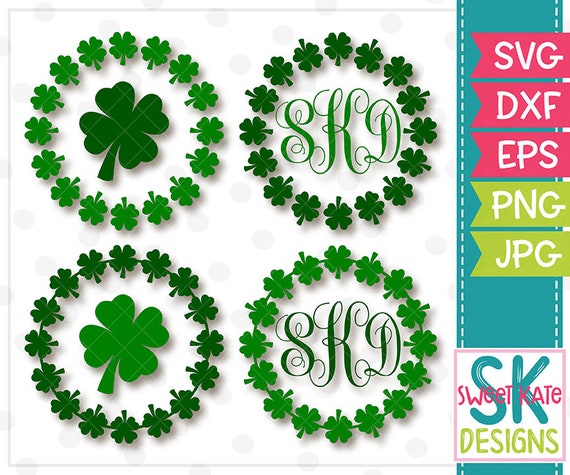 Download Clover Svg Monogram Svg Heat Transfer Vinyl Svg Cricut Svg Etsy